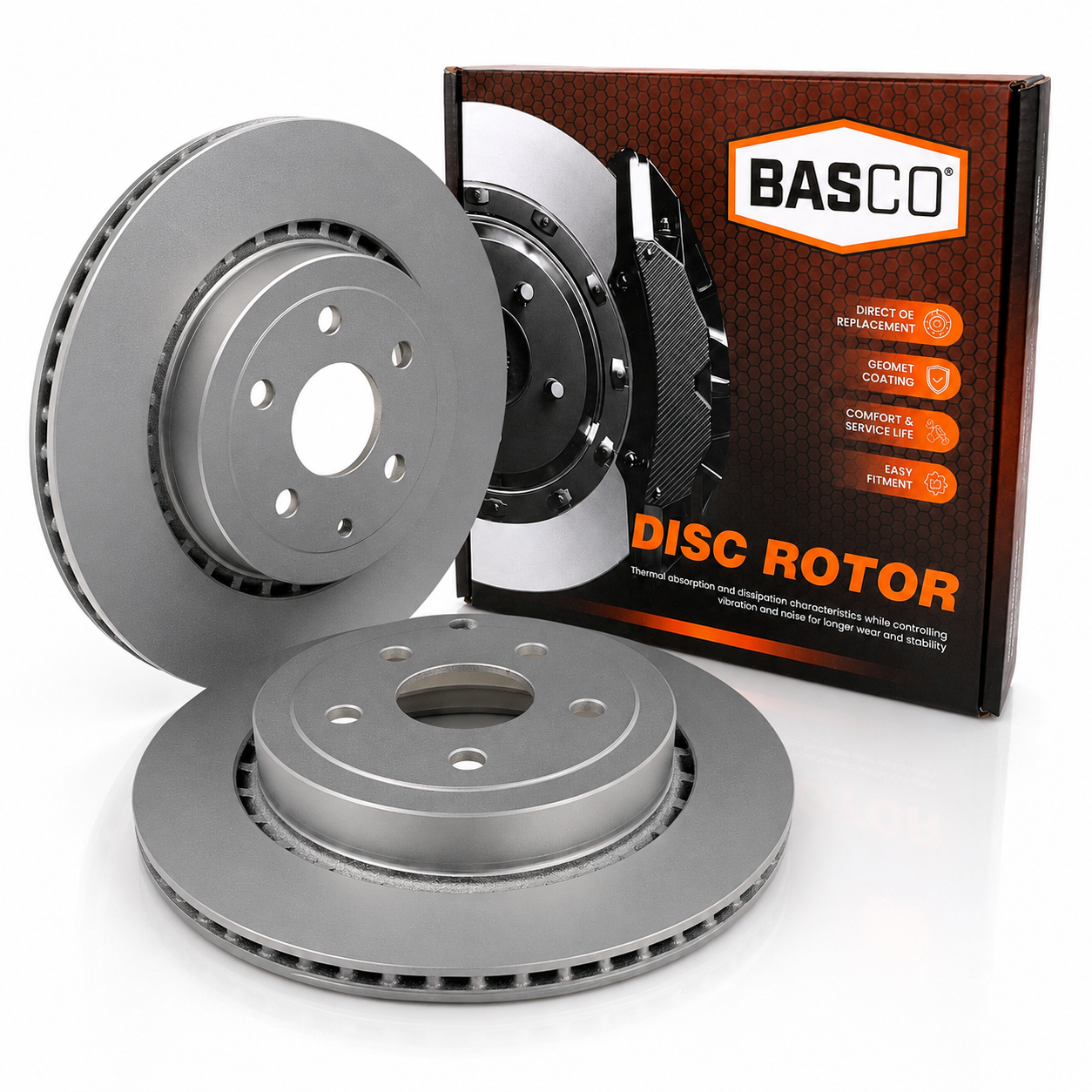 2X Rear Brake Rotor for Holden Calais Caprice Commodore Statesman VE VF WM WN