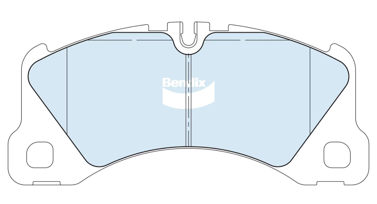 Bendix Euro+ Front Brake Pads for Porsche Cayenne 92A Cayenne Diesel 92A Cayenne S 92A Cayenne Turbo 92A Cayenne Turbo S 92A 2010~2020 DB2760-EURO+
