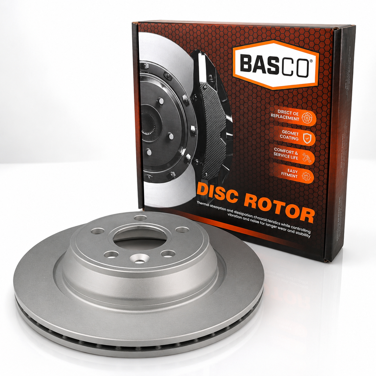 Rear Brake Rotor for Ford Focus LV 2.5, Kuga TE 2.5, Mondeo MA MB MC 2.0 2.3 2.5
