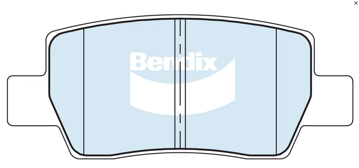 Bendix GCT Rear Brake Pads for Hyundai Kona SX2 2023~2027 DB2762-GCT