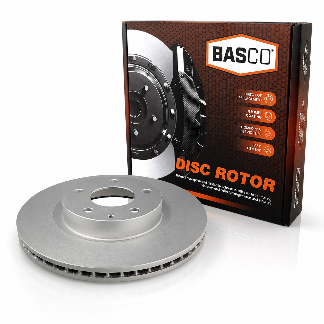 Front Brake Disc Rotor for Mazda CX-3 DK, Mazda 3 BM BN 2015 Onwards - 295mm OD