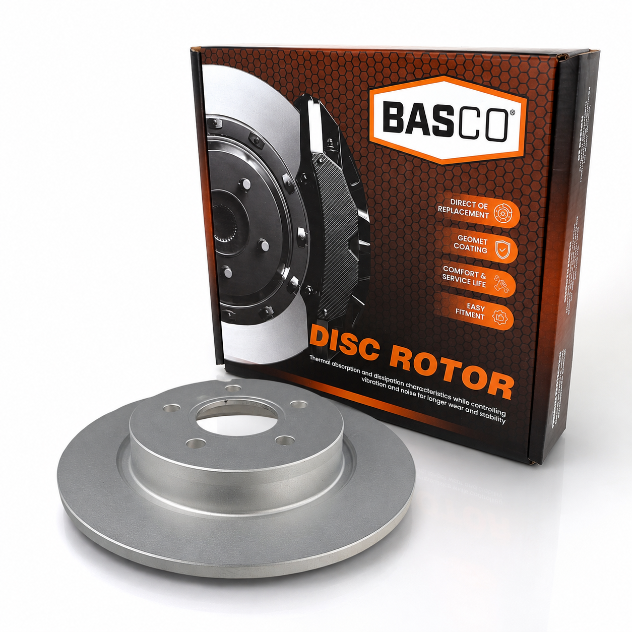 Rear Brake Rotor for Ford Focus LS LT LV, Volvo C30 C70 S40 V40 V50 - OD: 280mm