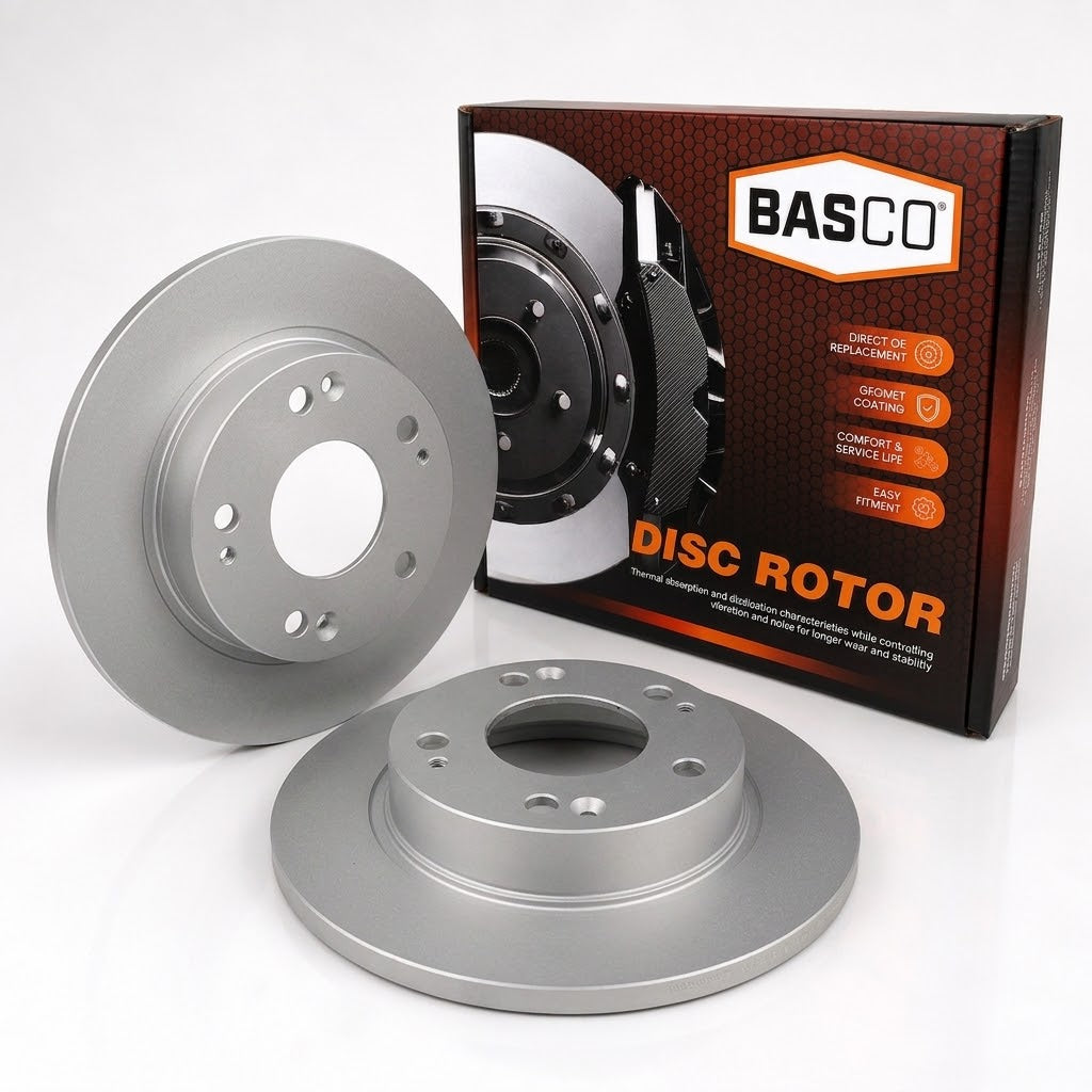 2x Rear Brake Rotor for Honda Civic FB FD FK 1.3L 1.8L 2.0L 06~16
