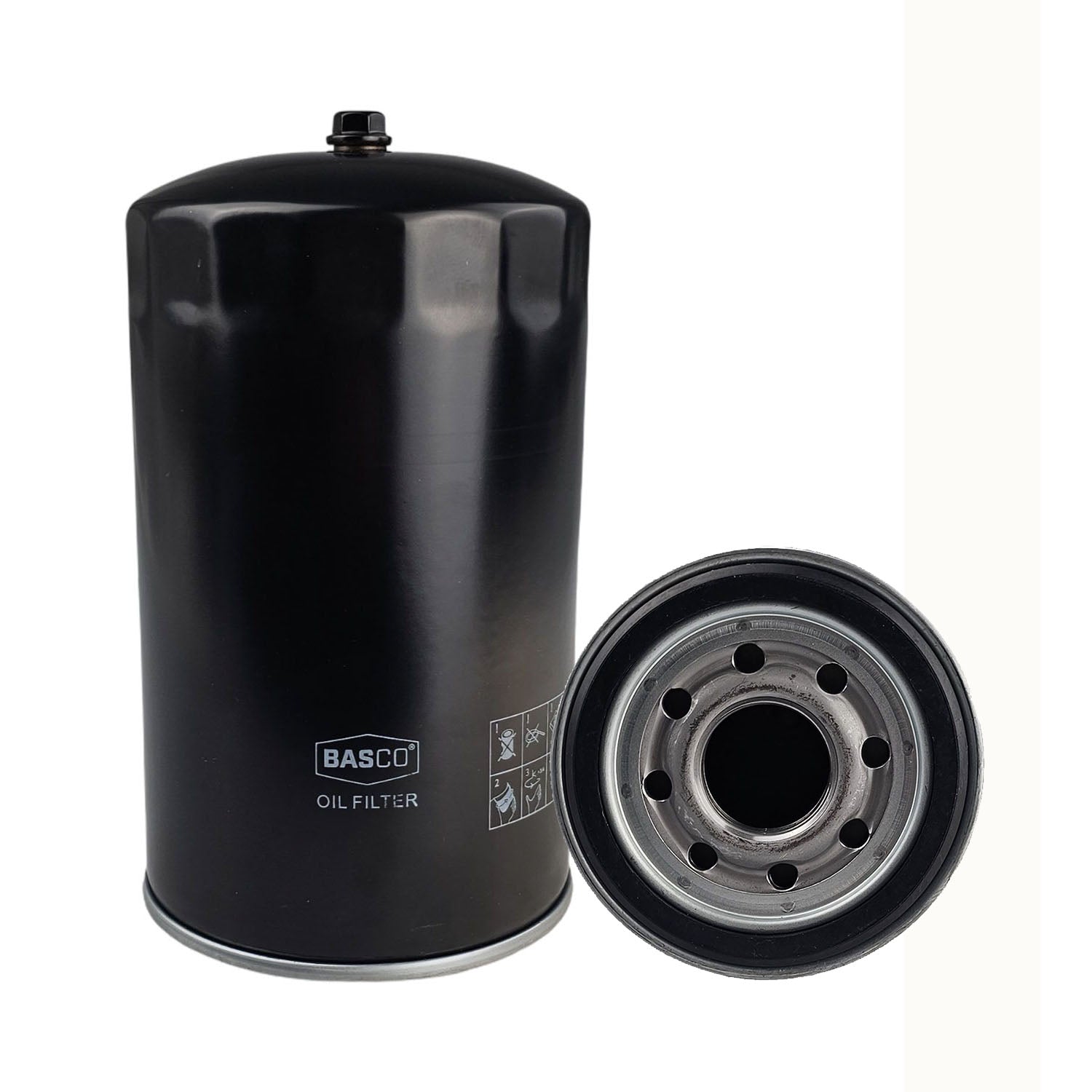 Basco Oil Filter, Interchangeable with C-1316, WCO90NM, Z779 for Hino, Nissan UD