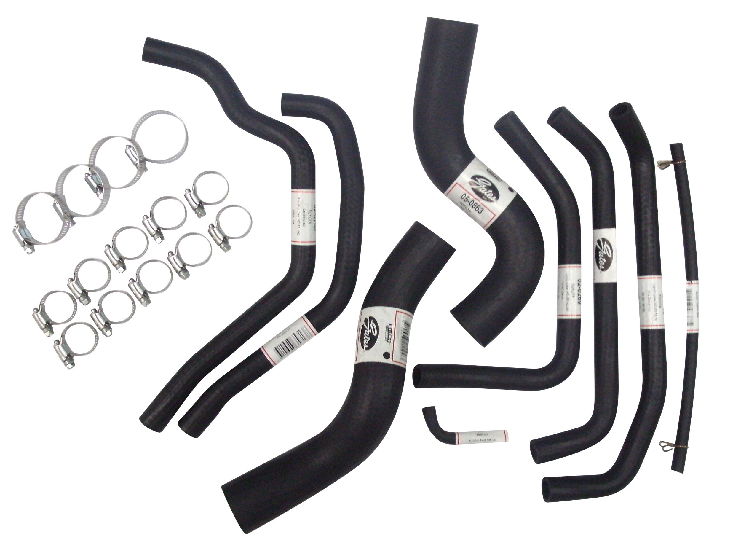 Gates Radiator Coolant Hose Kit for Toyota Landcruiser HZJ75 HZJ79 4.2L 1HZ