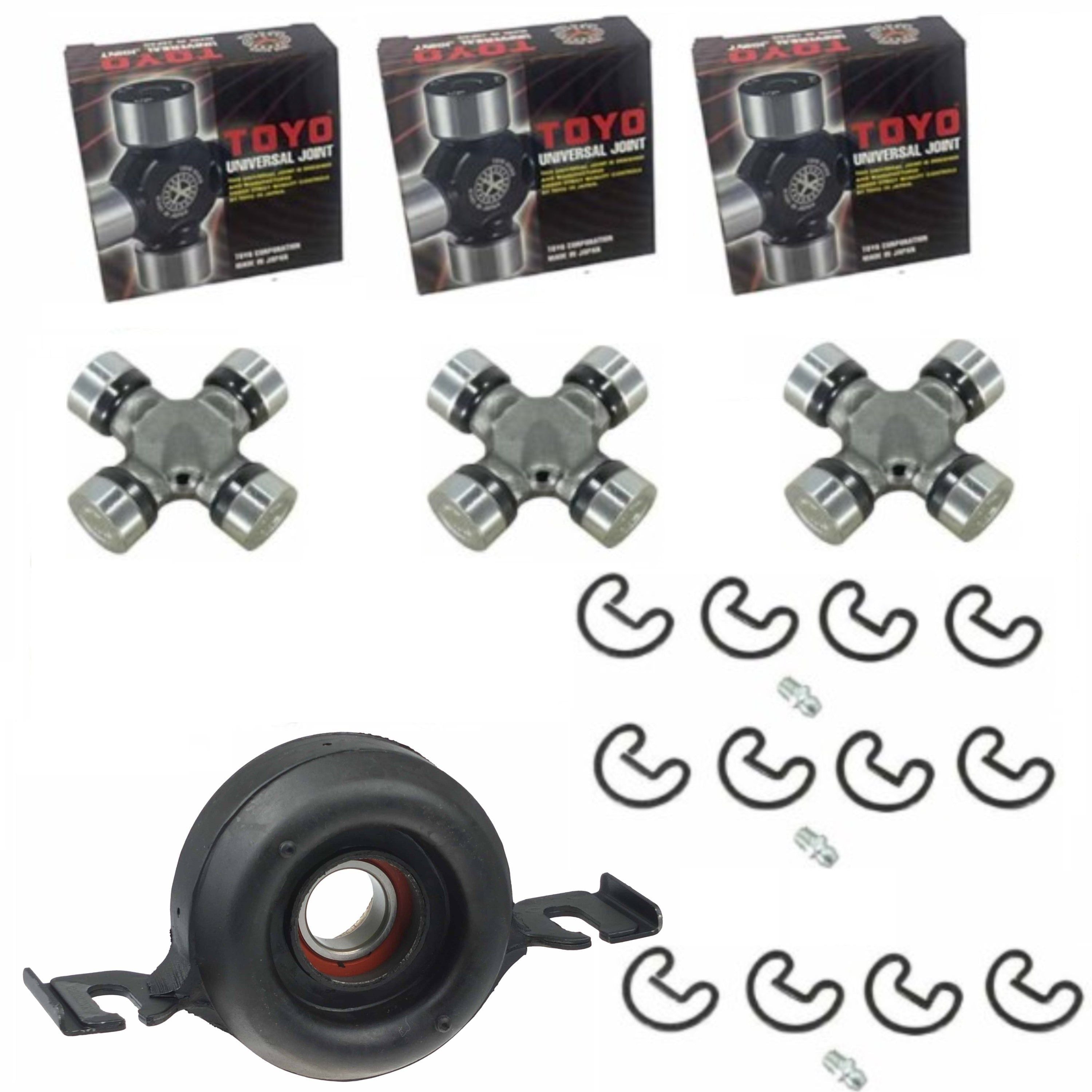 Centre Bearing + Universal Joints for Mazda Bravo B2500 B2600 UN RWD