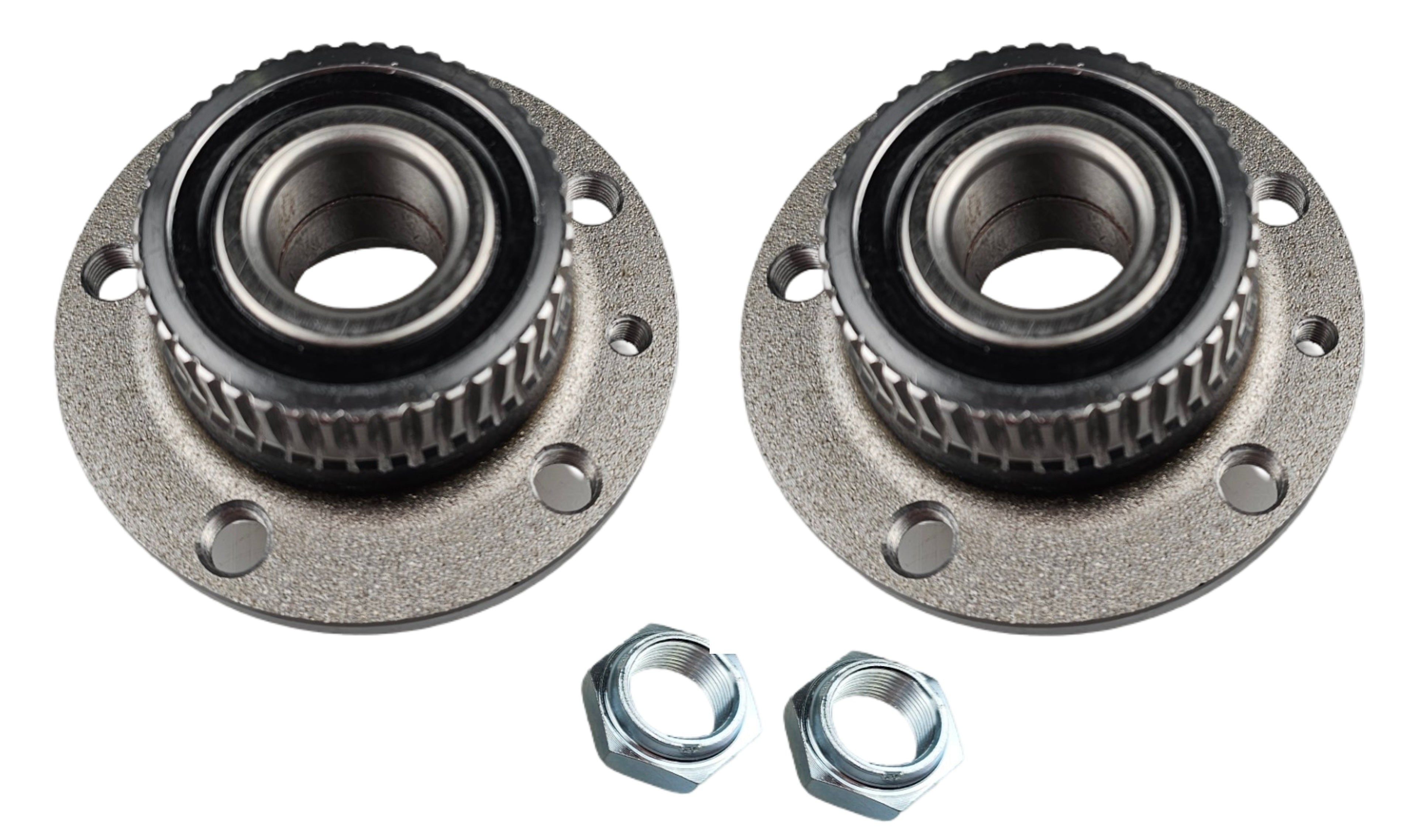 Pair Rear Wheel Bearing Hub Assy For Alfa Romeo GTV 2.0L 2.5L 3.0L Tone Ring