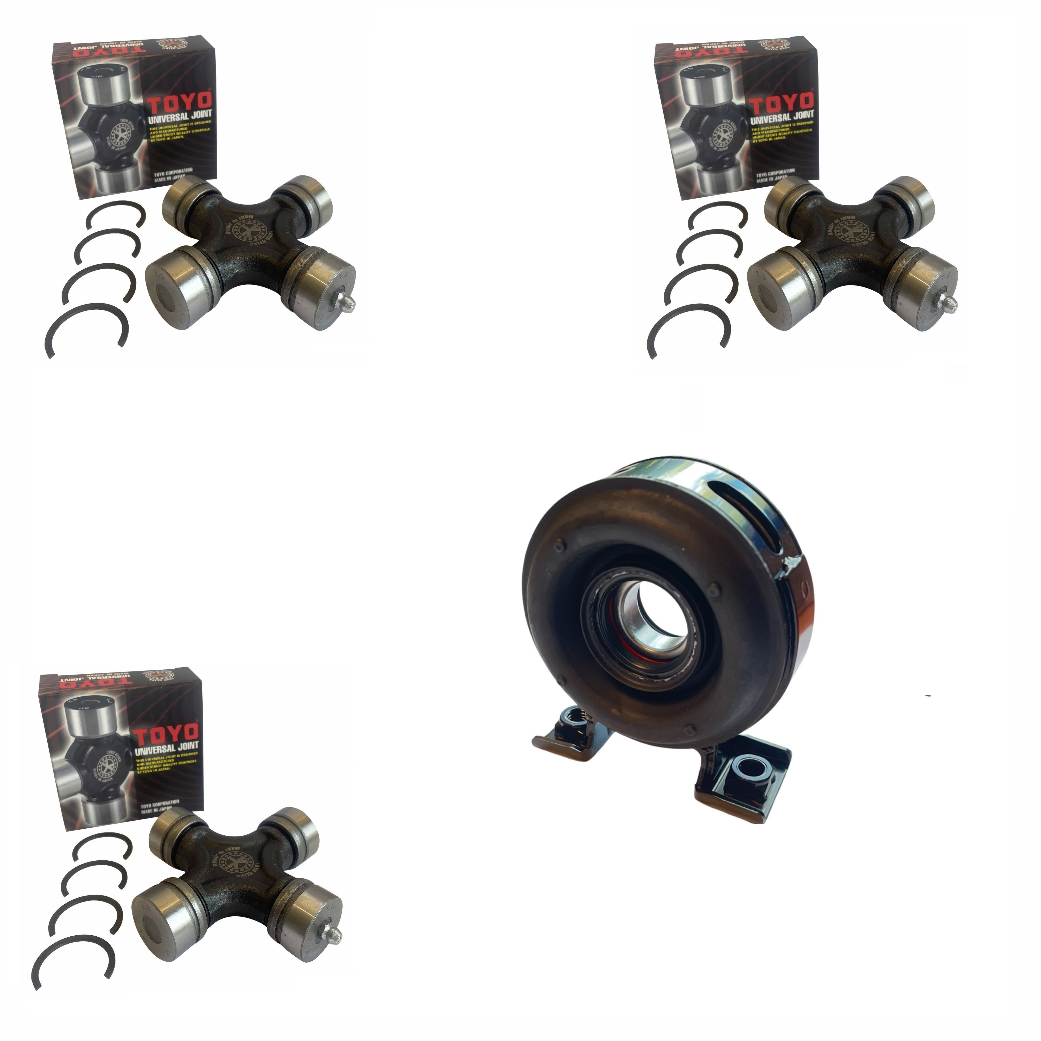 Centre Bearing + 3 Uni Joints for Holden Colorado RC Isuzu D-Max TFS 4WD 72mm