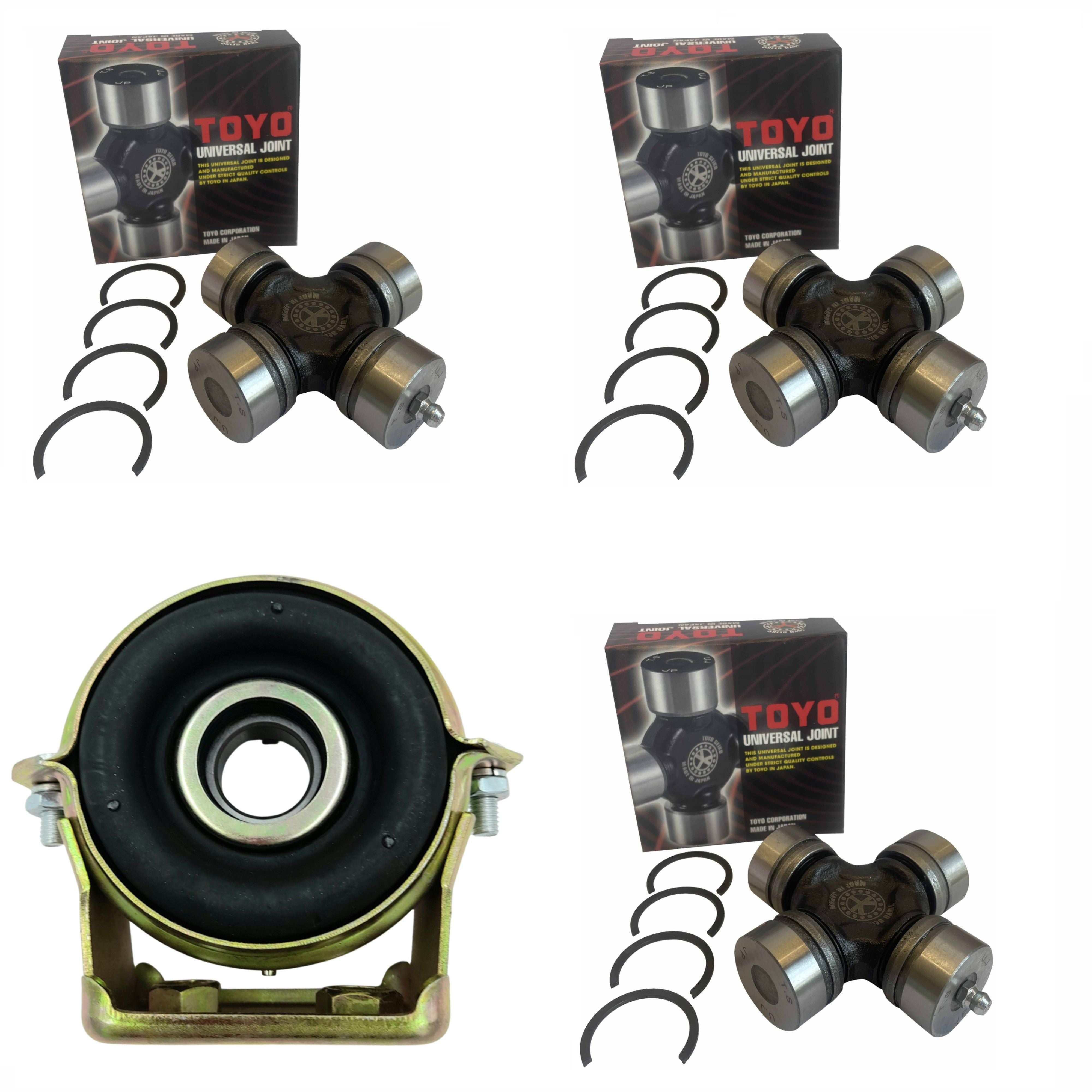 Centre Bearing + 3 Universal Joints for Holden Jackaroo LWB 11/1981 to 9/2004