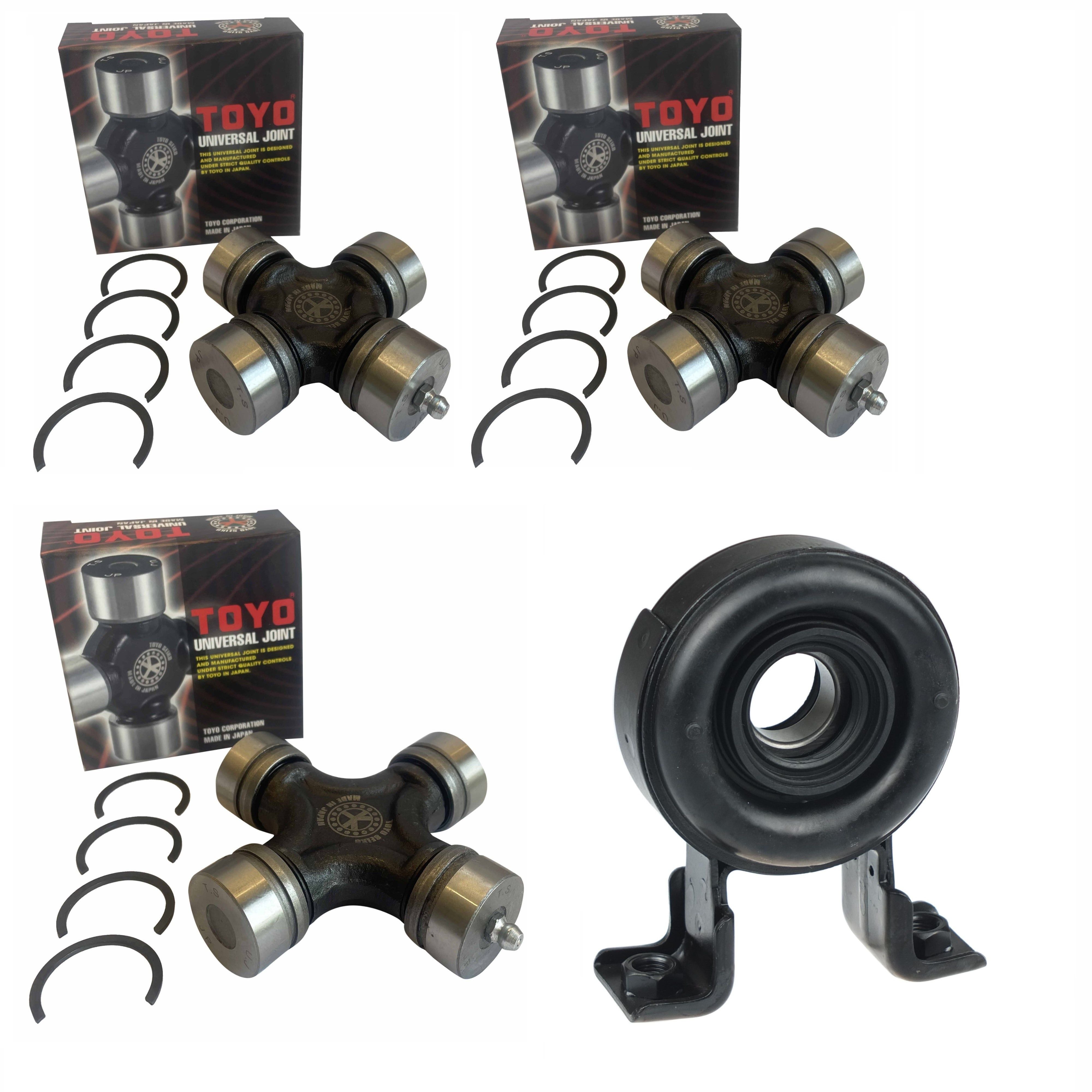 Centre Bearing + 3 Universal Joints for Holden Rodeo TF 3.2L RWD 1998-2003