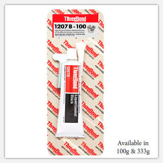 Threebond RTV Liquid Gasket 100G Black - Hi Temp + Pressure Resistant 1207B-100