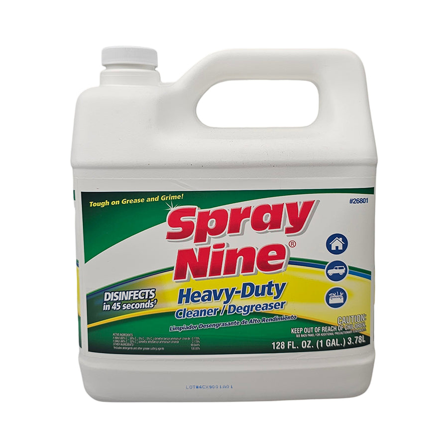 Spray Nine 26801 Heavy Duty Cleaner, Degreaser & Disinfectant for Automotive & Industrial. 4L