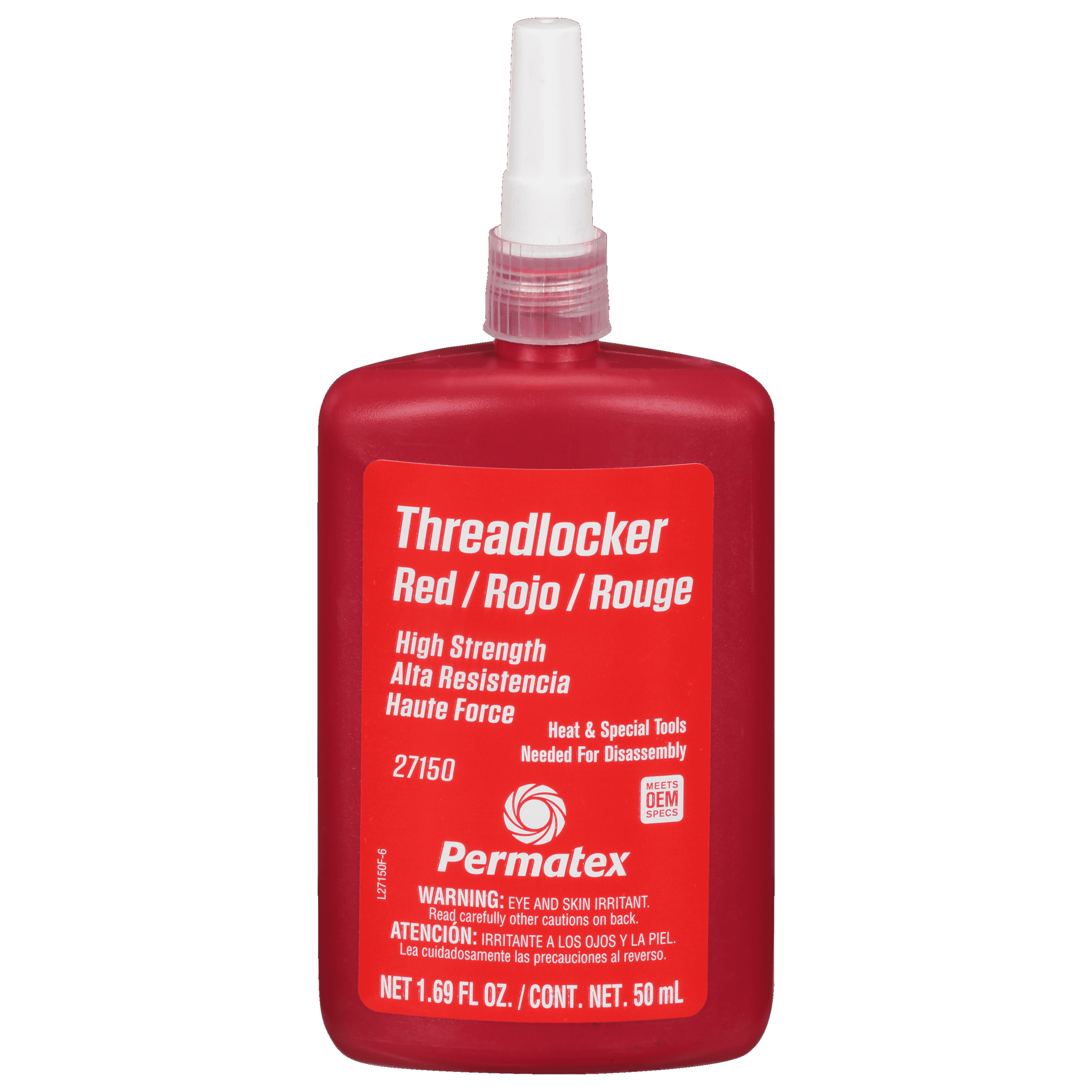 Permatex 50ml High Strength Threadlocker 271-50ml 27150