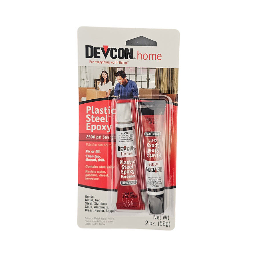 Devcon Plastic Steel Epoxy (2 Tubes) 56.8g 52345