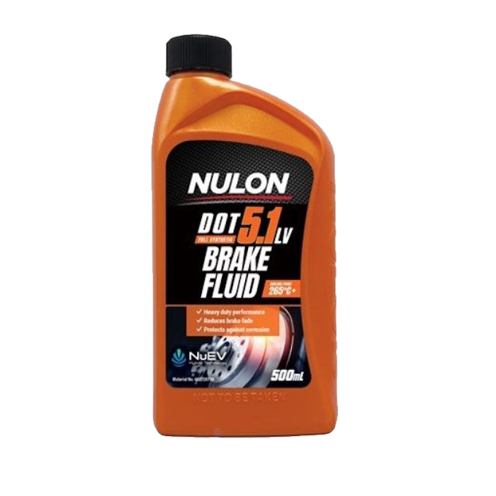 Nulon Full Synthetic DOT 5.1 LV Brake Fluid 500ml Low-Viscosity 602728739