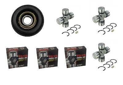 Centre Bearing + 3 Universal Joints for Nissan Navara D22 2.5L 2.7L 3.0L RWD