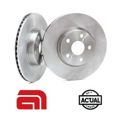 Pair Front Brake Disc Rotor For Toyota Hilux TGN121 2.7L 2TRFE RWD 2015-ON