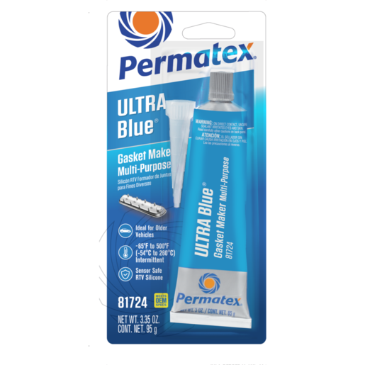 Permatex Ultra Blue Silicone Gasket Maker 95g 81724