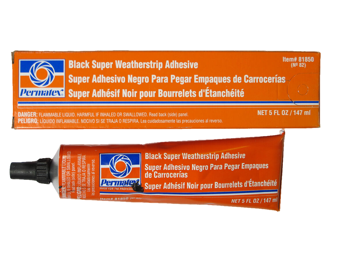 Permatex Super Black Weatherstrip Adhesive 147ml 81850