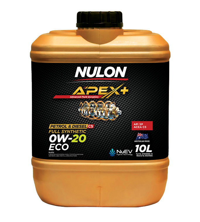 Nulon APEX+ 0W-20 ECO-C5 SYNTHETIC ENGINE OIL 10 Litres - APX0W20C5-10