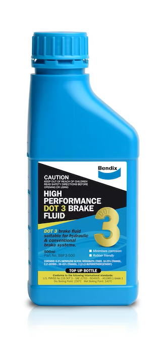 Bendix Brake Fluid DOT3 - BBF3-500ML