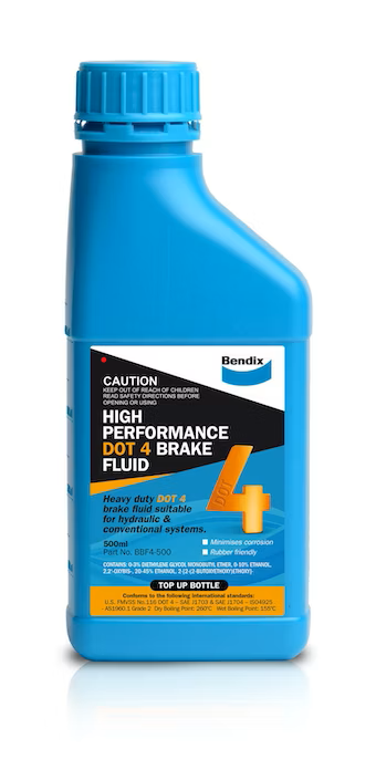 Brake Fluid DOT4 - Bendix BBF4 - 500ML