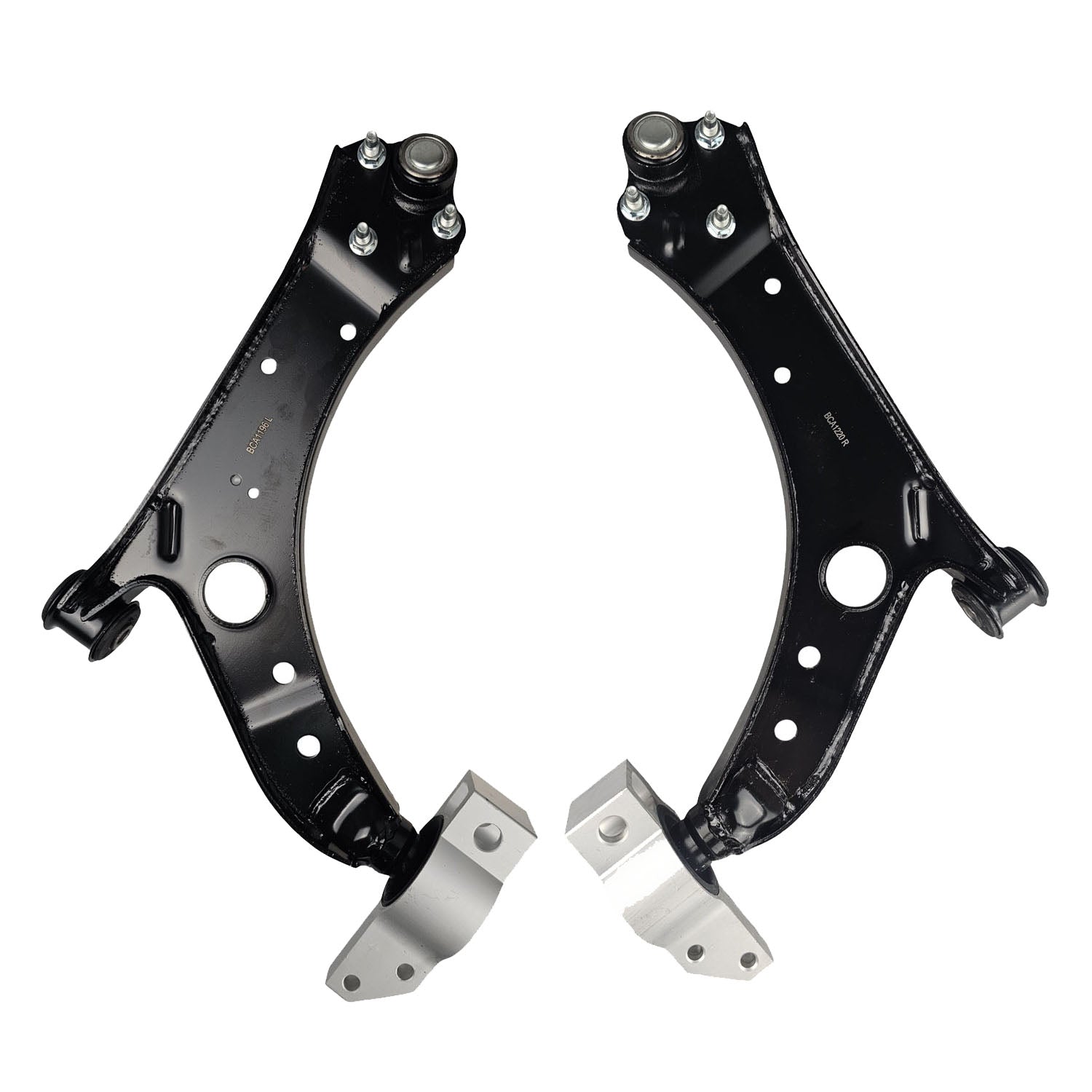 2X Front Lower Control Arm for Audi A3 8P, S3 8P / Skoda Octavia 1Z, Superb 3T, Yeti 5L / Volkswagen Eos 1F, Golf 1K MK5 MK6, Jetta 1K - 2004-2017