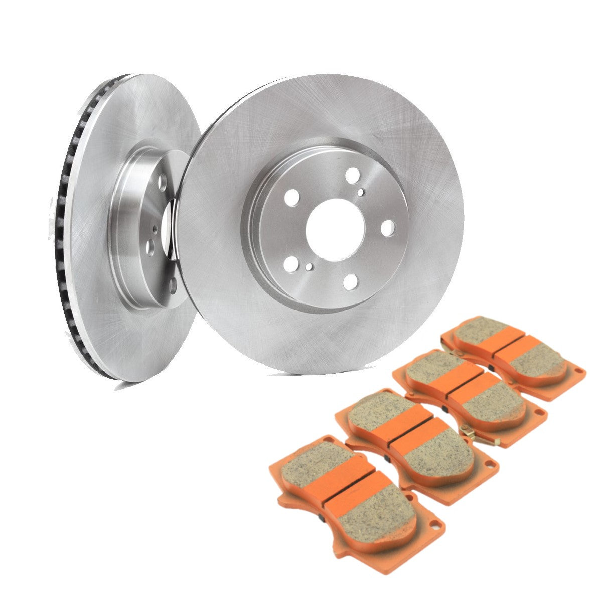 Rear Brake Pads + Rotors For Toyota Camry AVV50 ASV50 FWD 2011-2017 - Advics Sys