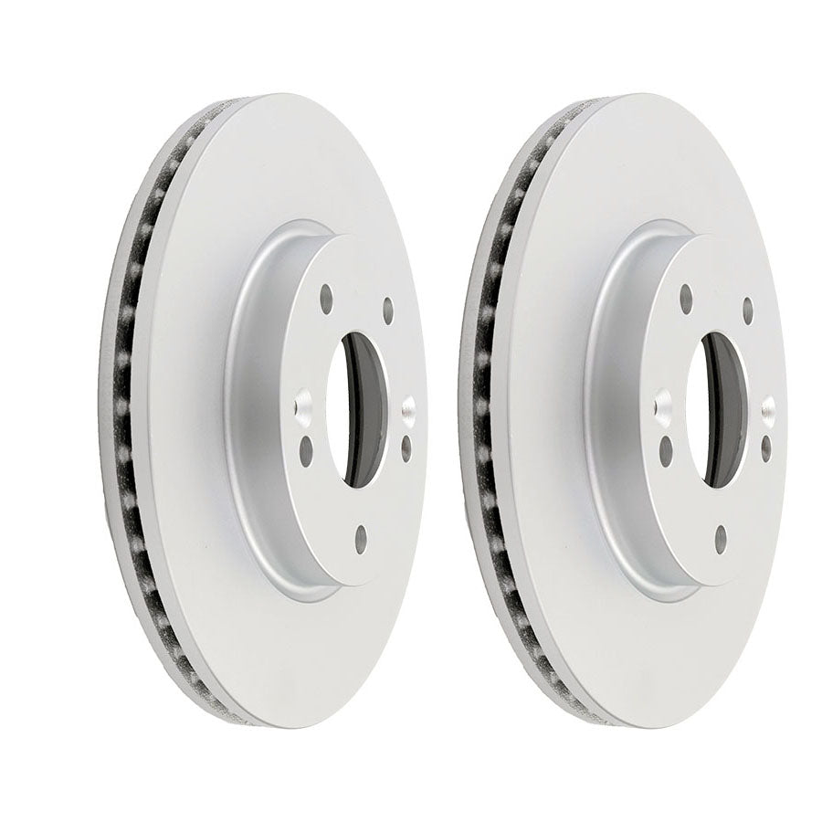 Pair Front Brake Disc Rotor For Hyundai i30 Kona Elantra Venue Veloster Kia Cerato Seltos Soul Pro Ceed