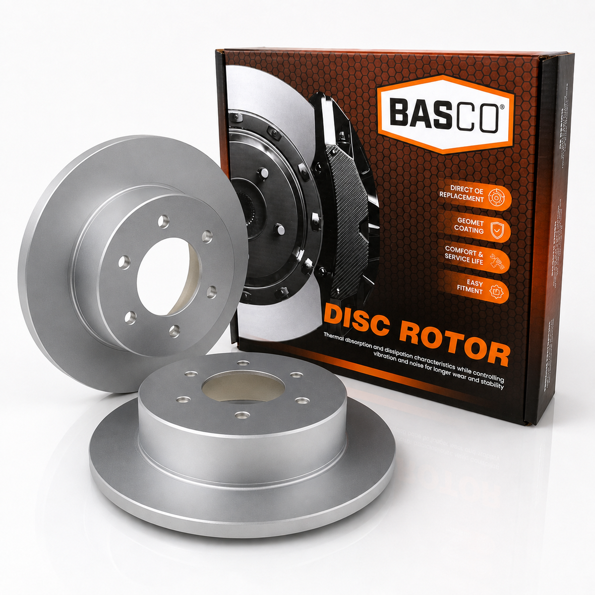 2 x Rear Brake Disc Rotor for Ford Everest UA 2015-2022 332mm OD