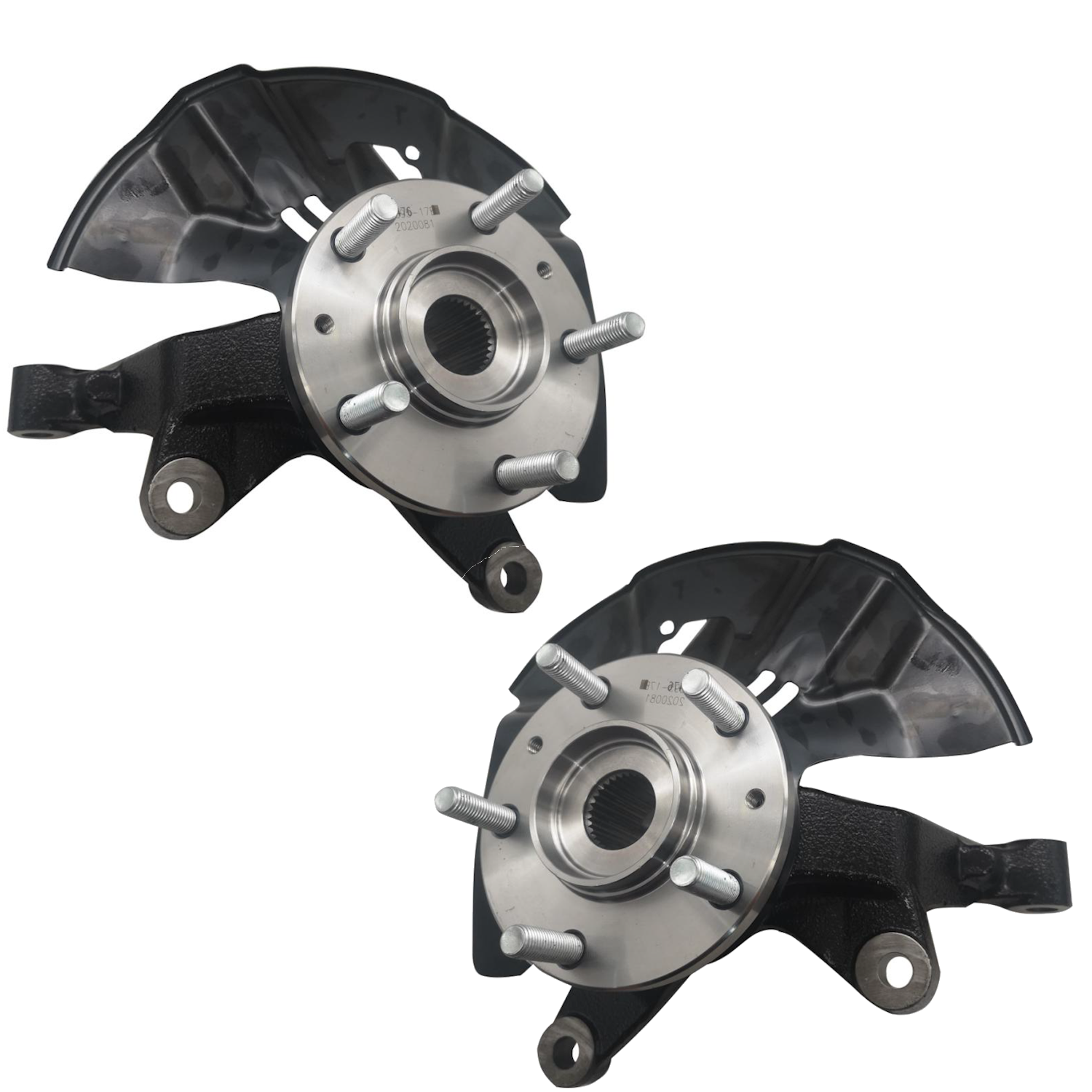 Two Front Wheel Bearings, Hubs + Knuckles for Mazda CX-7 ER, Mazda CX-9 TB