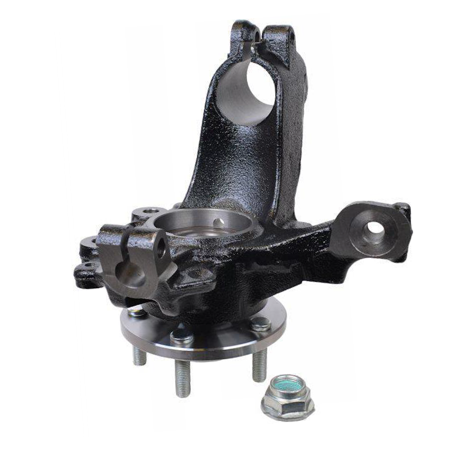 Two Front Wheel Bearing, Hub + Knuckle for Ford Focus LW LZ 2012~2018