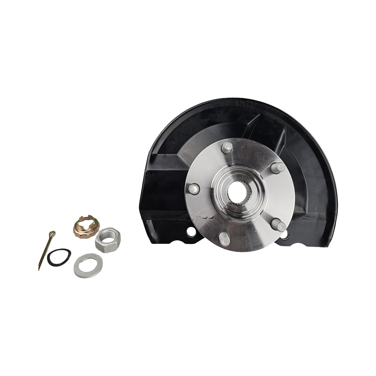 Right Front Wheel Bearing, Hub + Knuckle for Jeep Compass MK, Jeep Patriot MK, Dodge Caliber PM