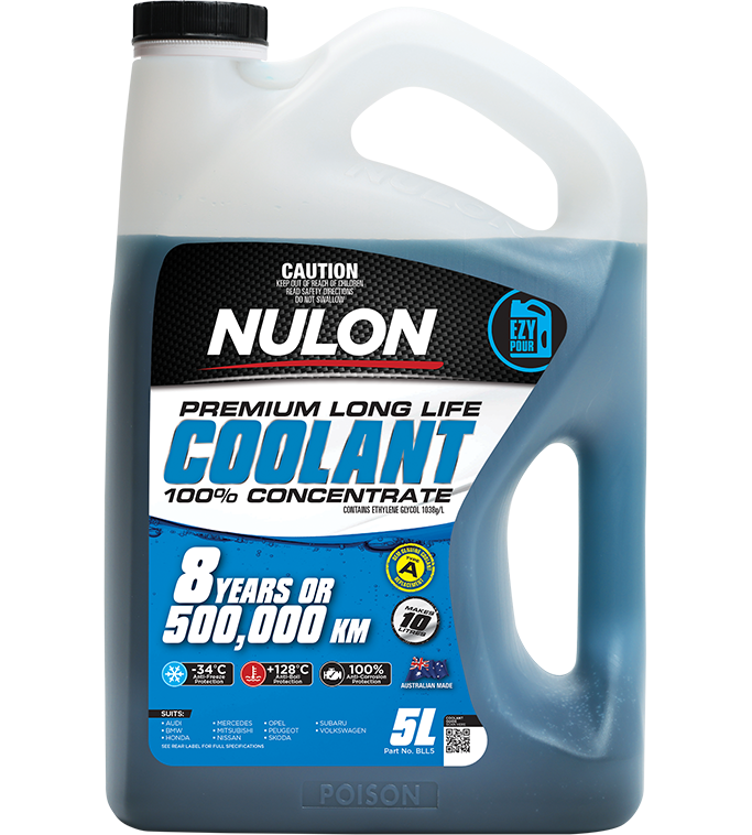 Nulon Blue Premium Long Life Coolant 100% Concentrate 5 Litres - BLL5