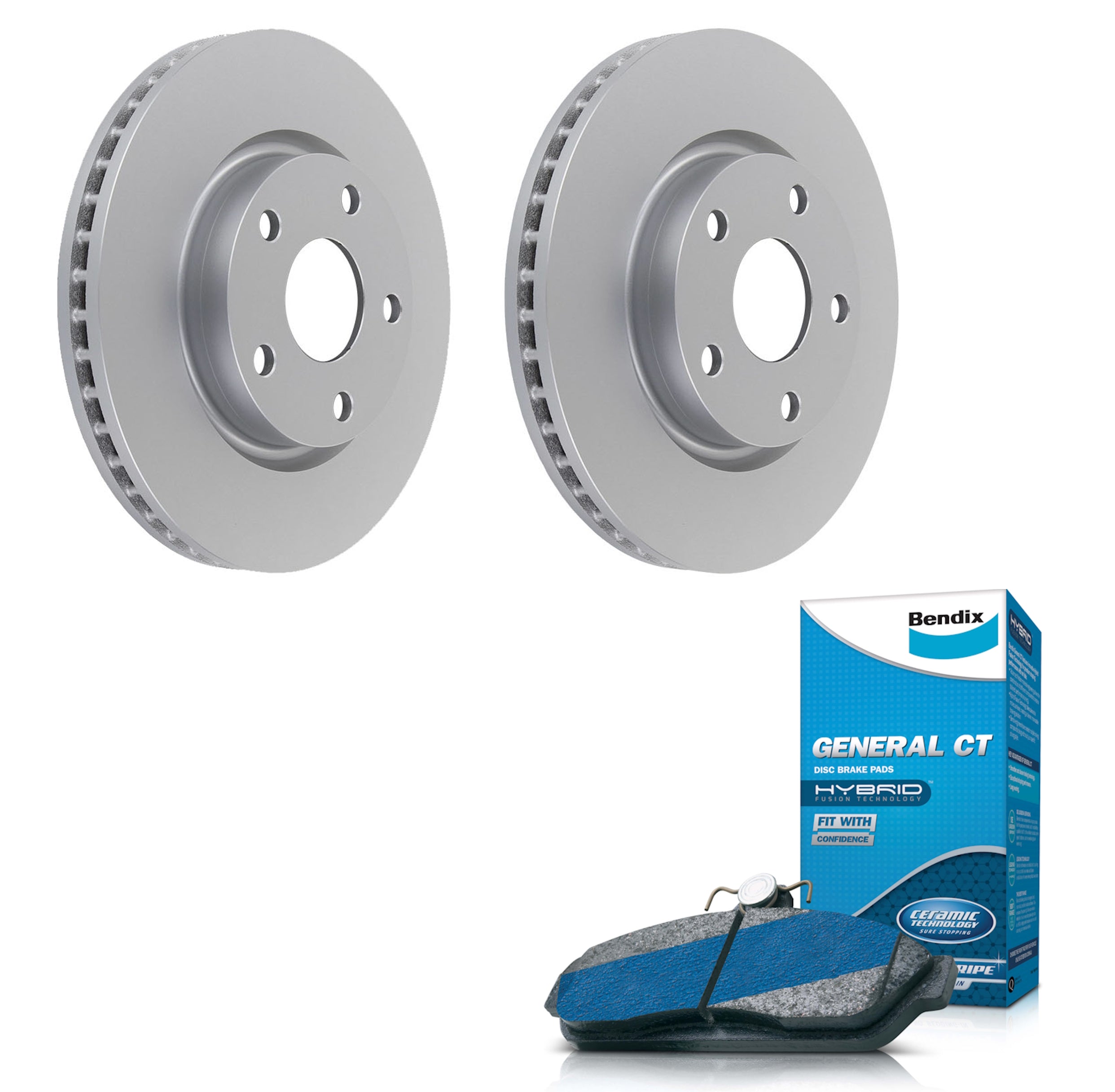 Front Bendix Brake Pads + Rotors for Holden Commodore Calais VE  VF Statesman WM