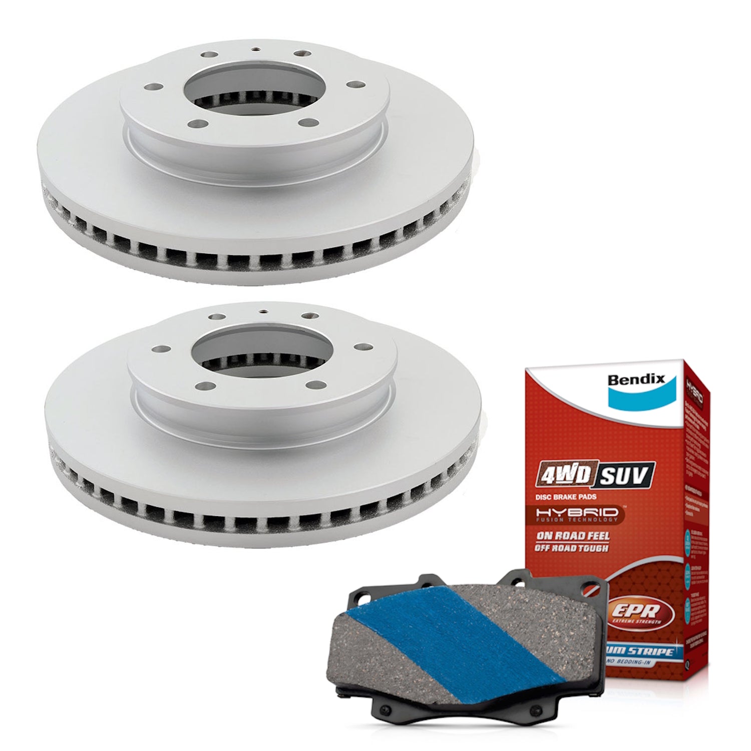 Front Bendix Brake Pads + Rotors For Ford Ranger PX1 PX2 PX3 PY Mazda BT50 UP UR