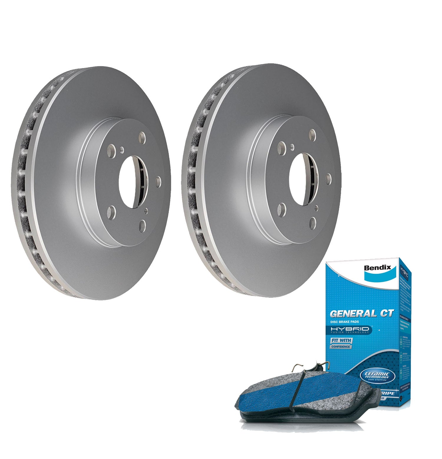 Front Bendix Brake Pads + Rotors for Toyota Avalon MCX10R, Camry ACV36R MCV36R