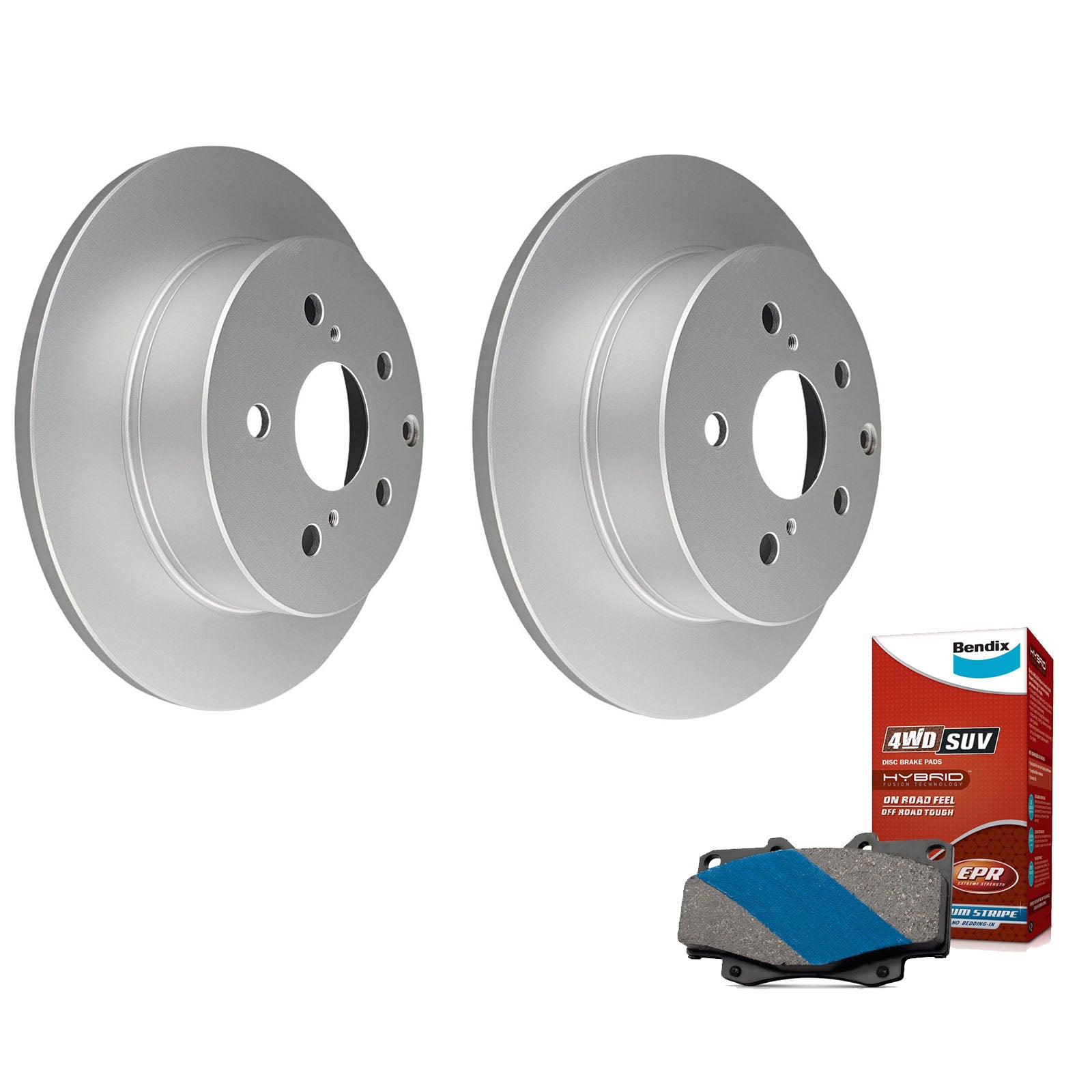 Bendix Rear Brake Pads + Rotors for Toyota RAV4 ACA33 ACA38 ALA30 ALA49 ASA44 GSA33 ZSA42