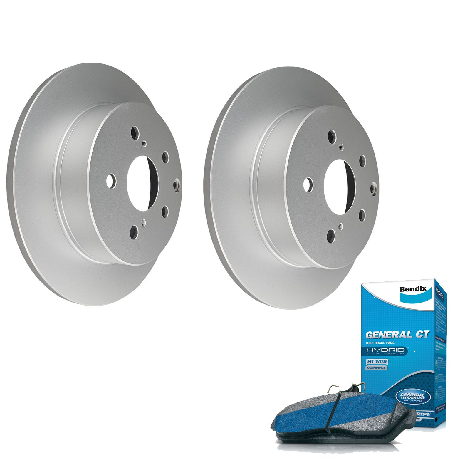 Bendix Rear Brake Pads + Rotors for Toyota RAV4 ACA33 ACA38 ALA30 ALA49 ASA44 GSA33 ZSA42
