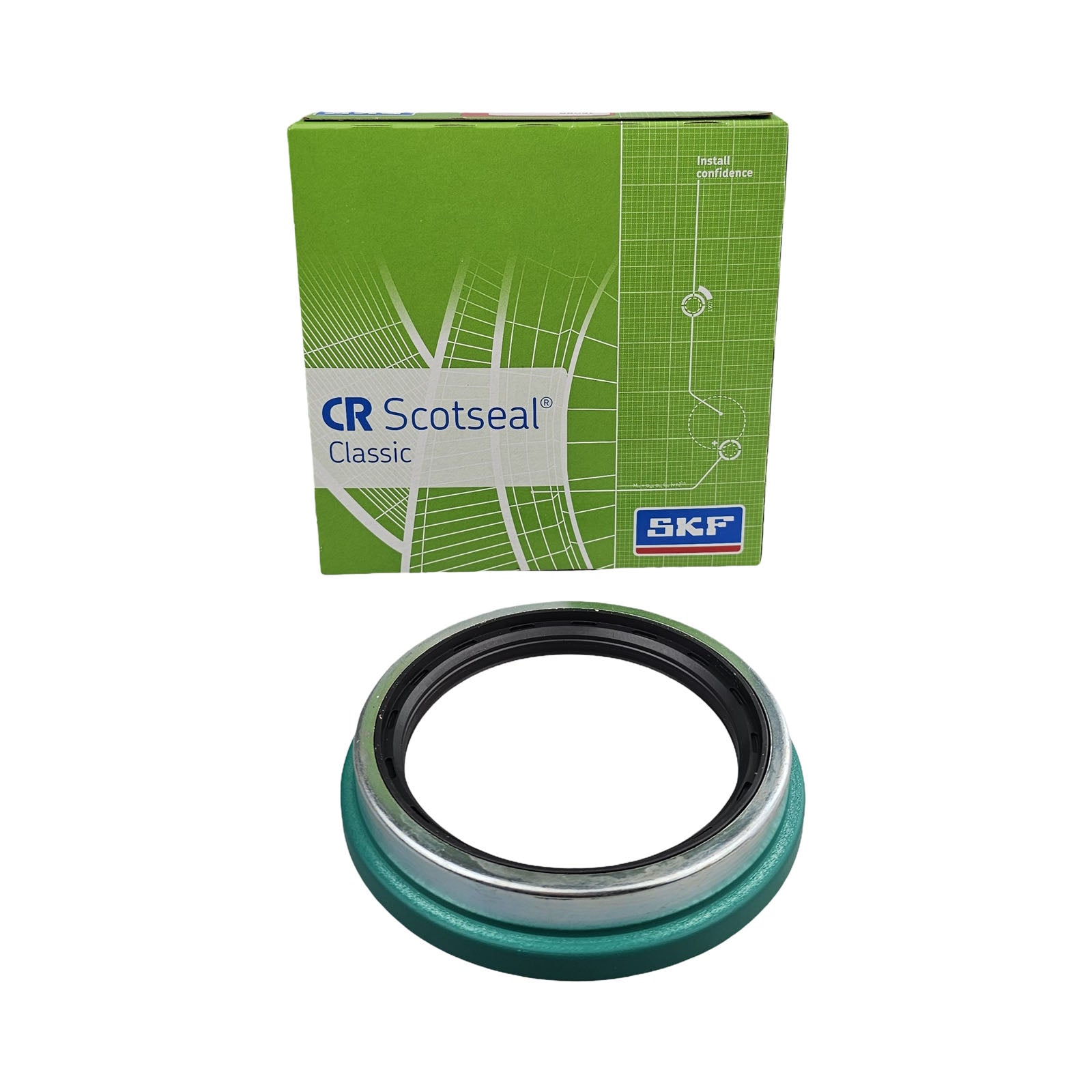 One Brand New SKF Steer Axle Wheel Oil Bath Seal 35066, 370001A