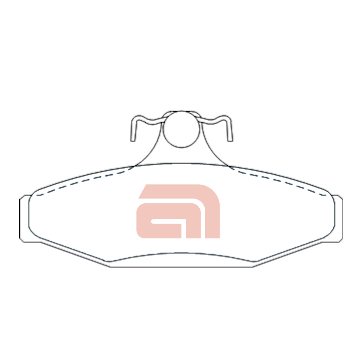 Rear Ceramic Brake Pads DB1376 for Ford Falcon