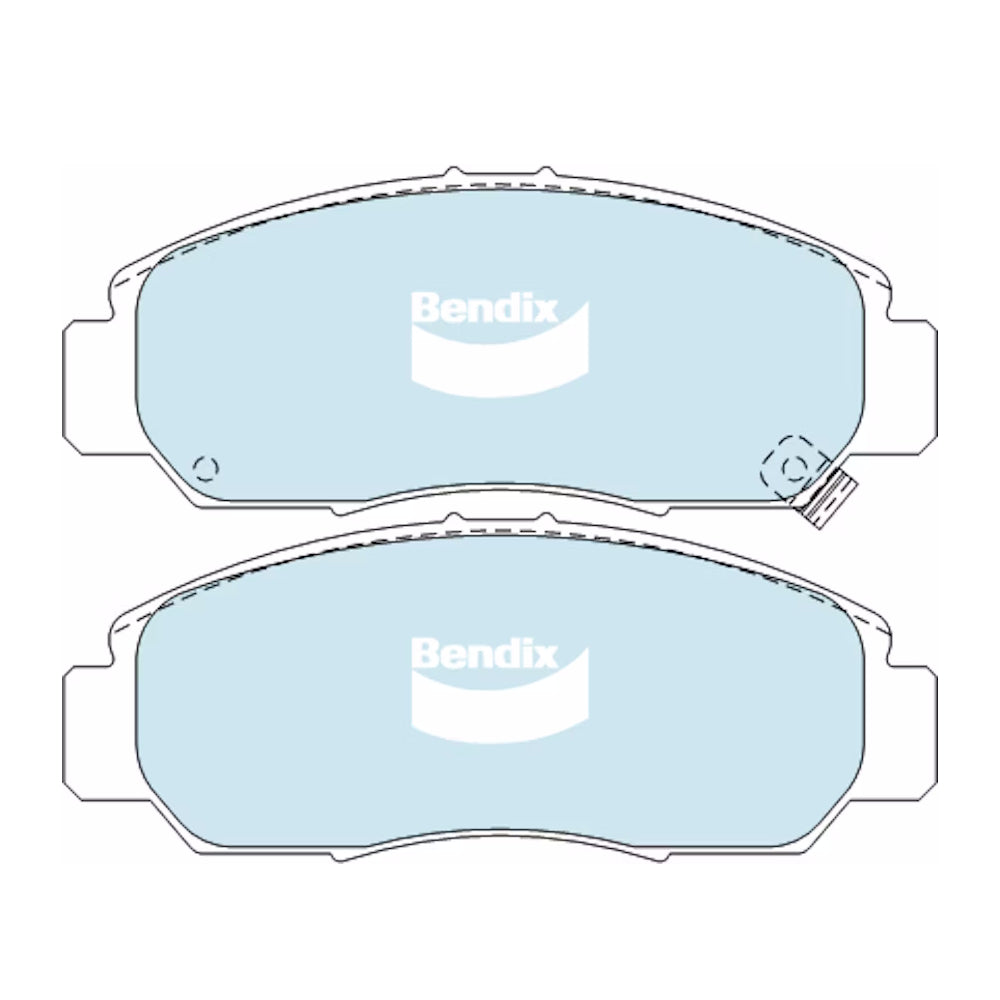 Bendix Front Brake Pads + Rotors for Honda Accord Euro CL9, Accord V6 CP CP3, Accord VTi CP CP2