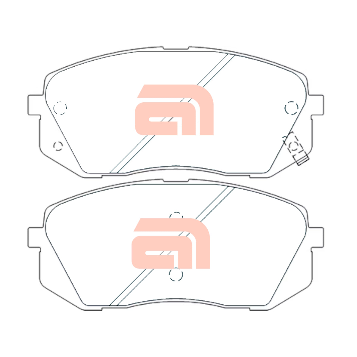 Front Brake Pads for Hyundai i30 PD ix35 LM i45 YF Kia Sportage SL KM Optima JF
