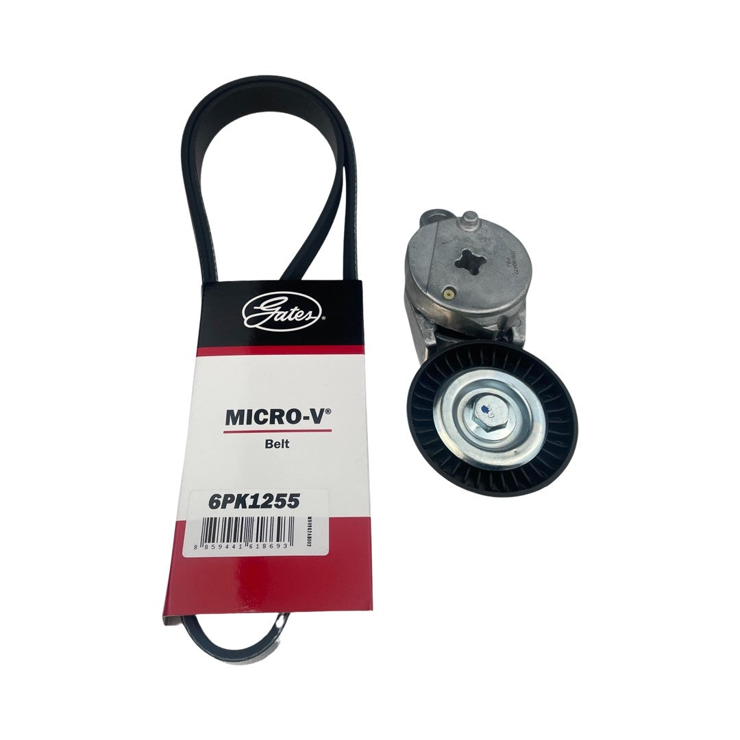 Drive Belt Fan Belt Set with Tensioner for Toyota 2AR-FE Camry ASV50 R