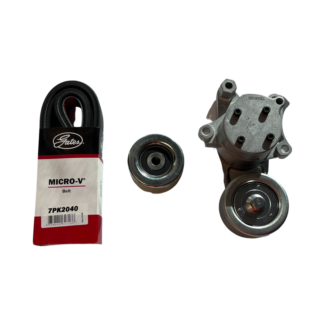 Engine Drive Belt, Tensioner & Pulley For Toyota Prado HiAce Granvia 2.8L 1GDFTV