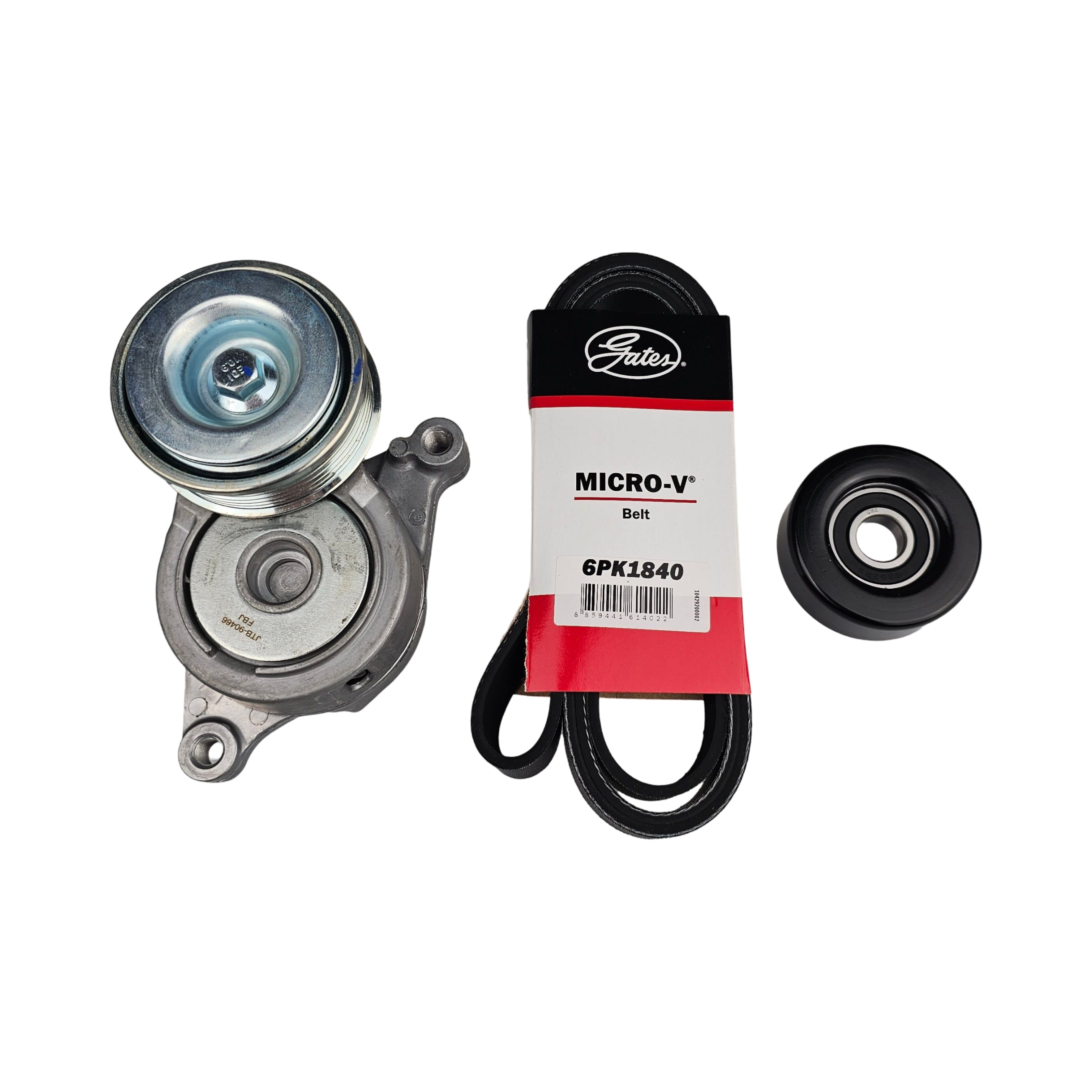 Engine Drive Belt & Tensioner Kit For Mazda 2 DE 1.5L ZY Engines