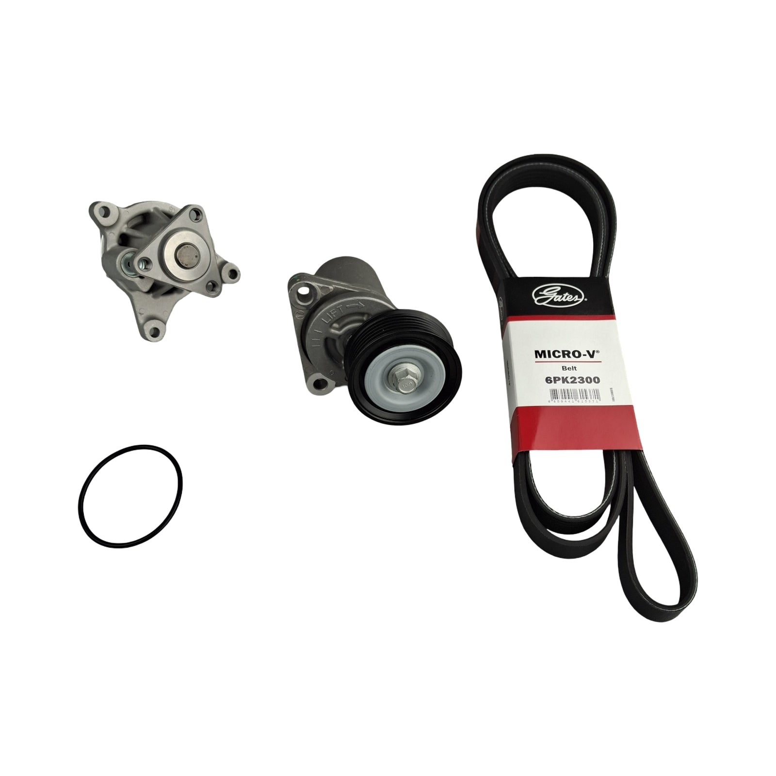 Drive Belt Tensioner & Water Pump Kit For Mazda CX-7 ER5 2.5L L5 FWD Automatic