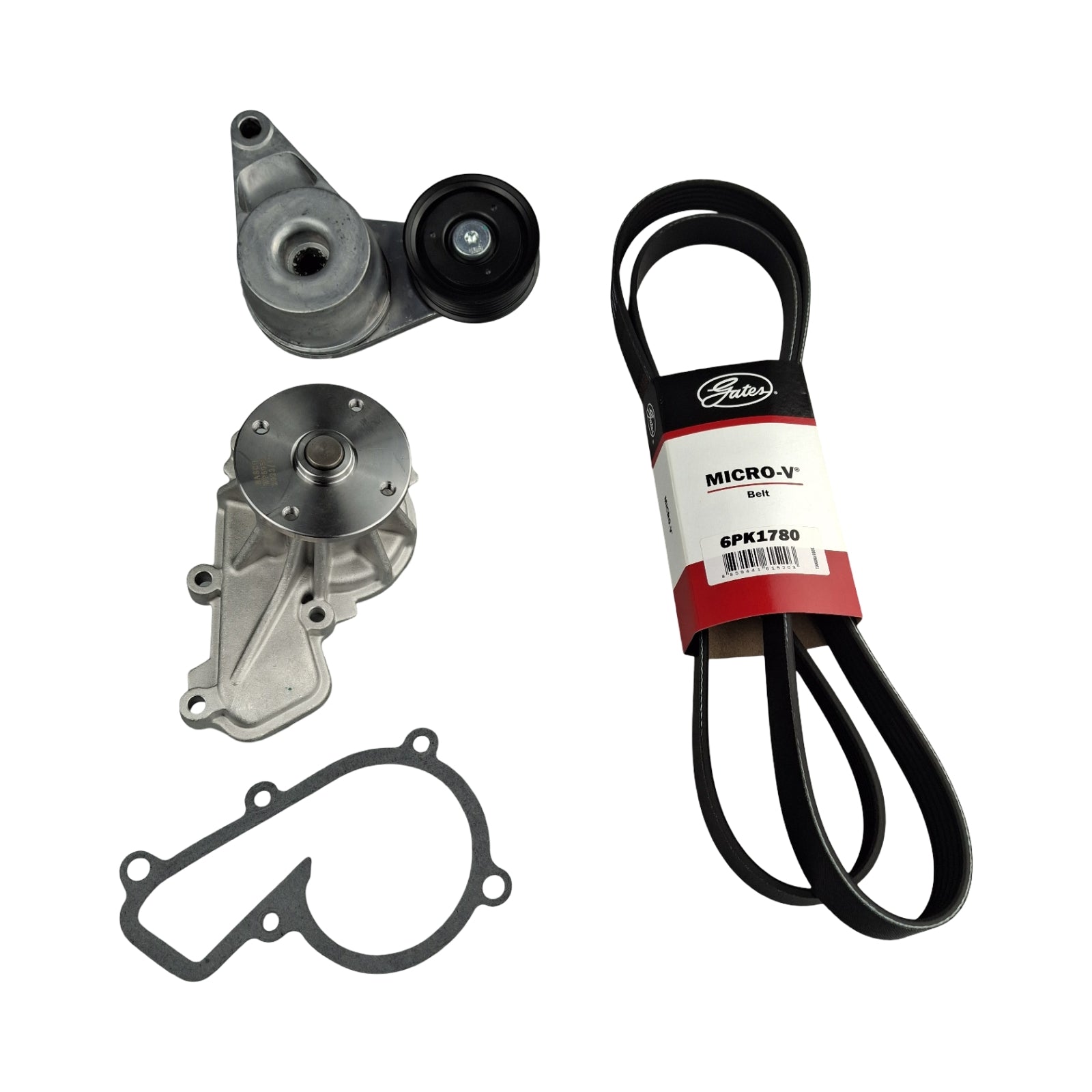 Drive Belt Tensioner & Water Pump Kit For i30 G4NB Sportage G4NA w/ AC