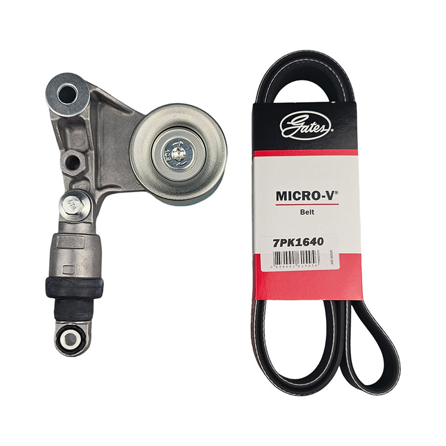 Drive Fan Belt & Tensioner for Nissan Patrol GU Y61 TESY61 Navara D22 3.0L 70mm