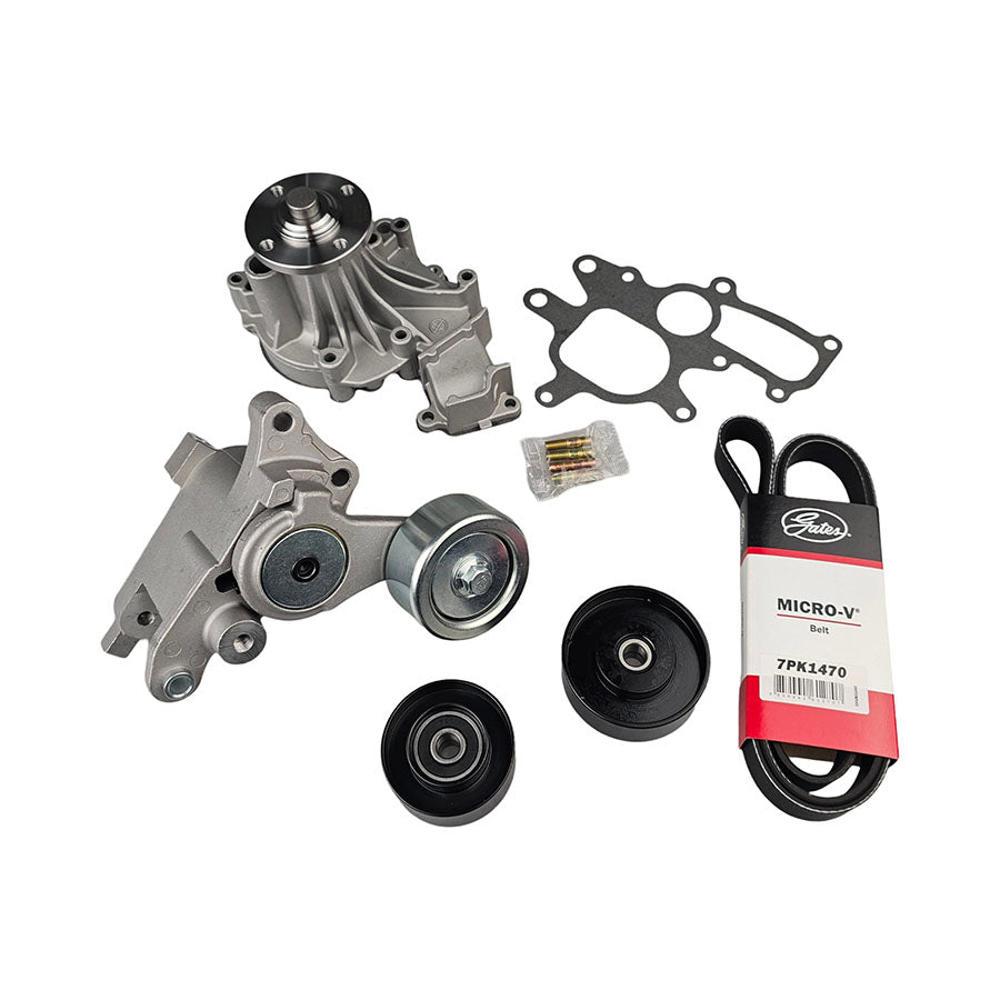 Drive Belt, WP, Tensioner, EP For Toyota Hiace KDH200 KDH222 2KD-FTV 2KDFTV